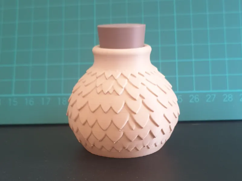 Dragon Scale Potion Bottle | RPG Magic Potion Vial