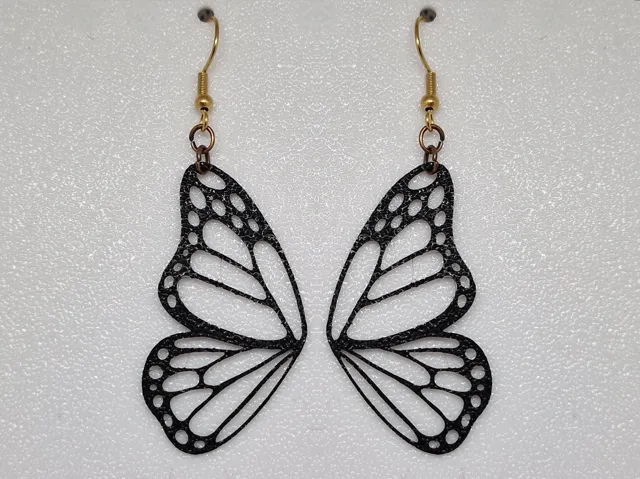 Earrings butterfly wings