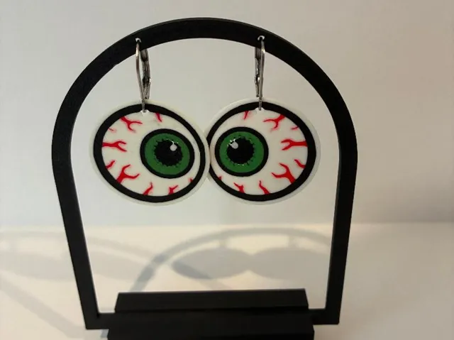 Eyeball earrings