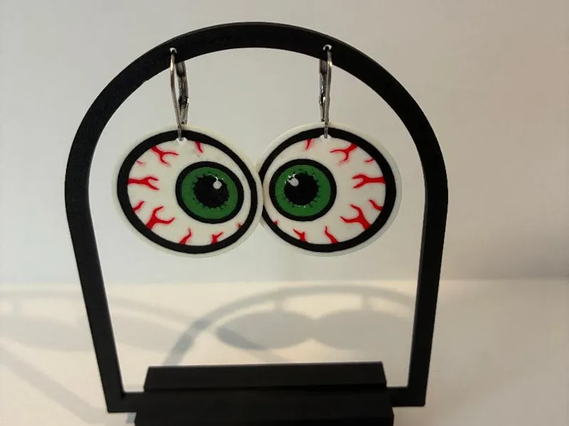 Eyeball earrings