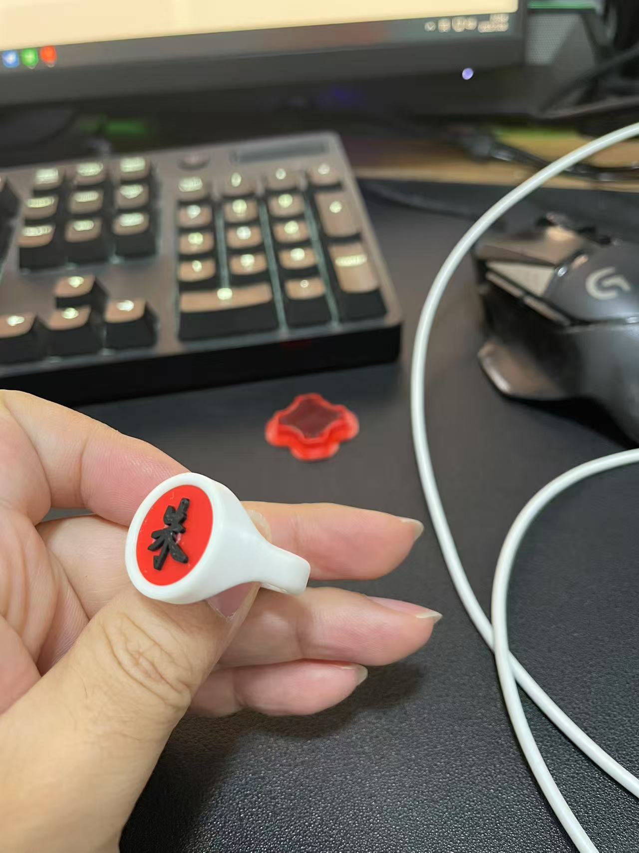 Miniatura 2 do modelo 3D 火影忍者“晓”戒指印章