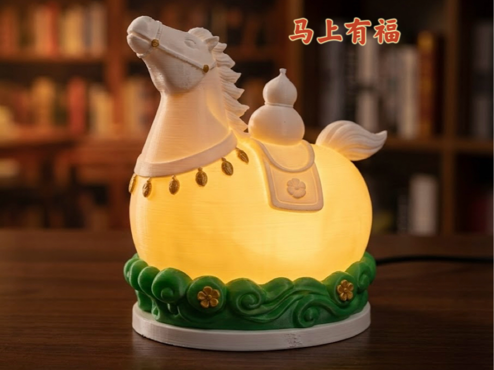 Chinese New Year of Horse Tea LED Light Candle 