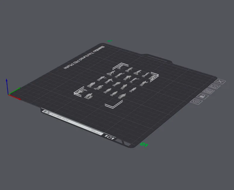 Architectural scale figures (Scale 1:100)