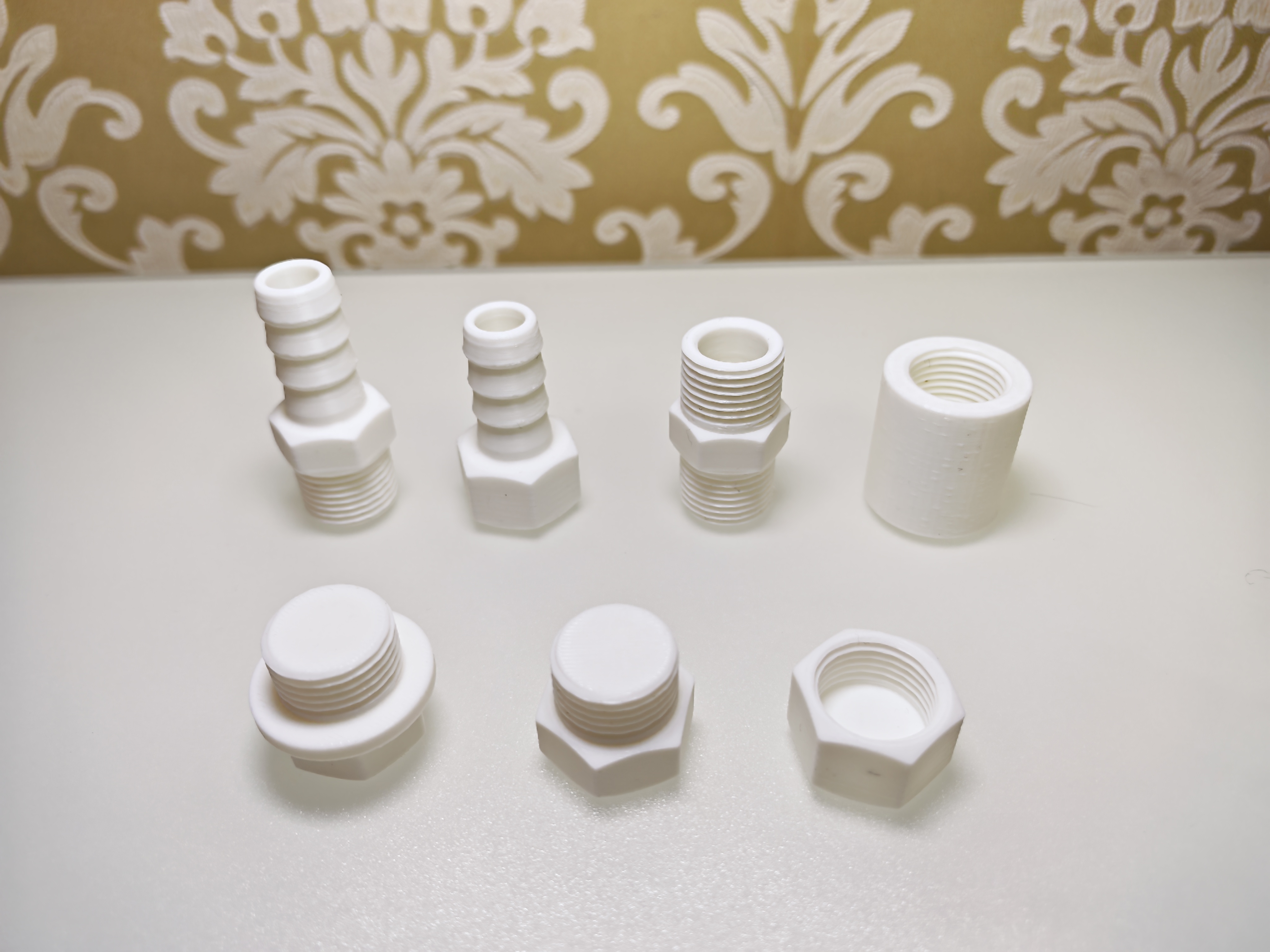 Miniatura 14 do modelo 3D 四分管件/丝堵/堵帽/宝塔头/对丝/直接