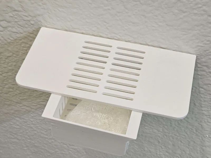Phone Caddy Shelf using Command Strips