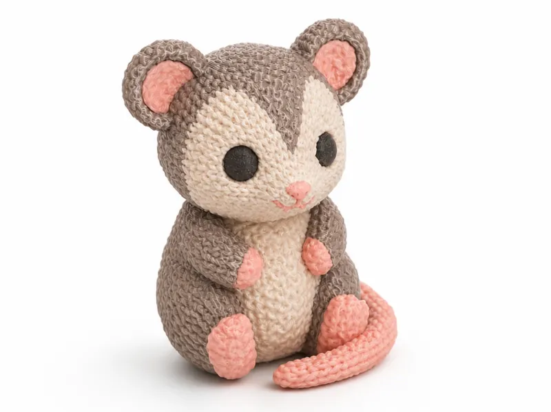 Knitted Possum