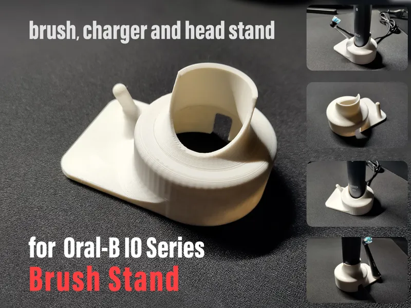 Oral-B IO Series 7-9 brush, charger and head stand