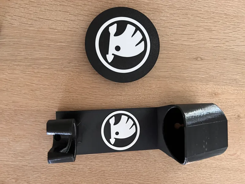 Skoda logo - stik holder - Clever laderboks