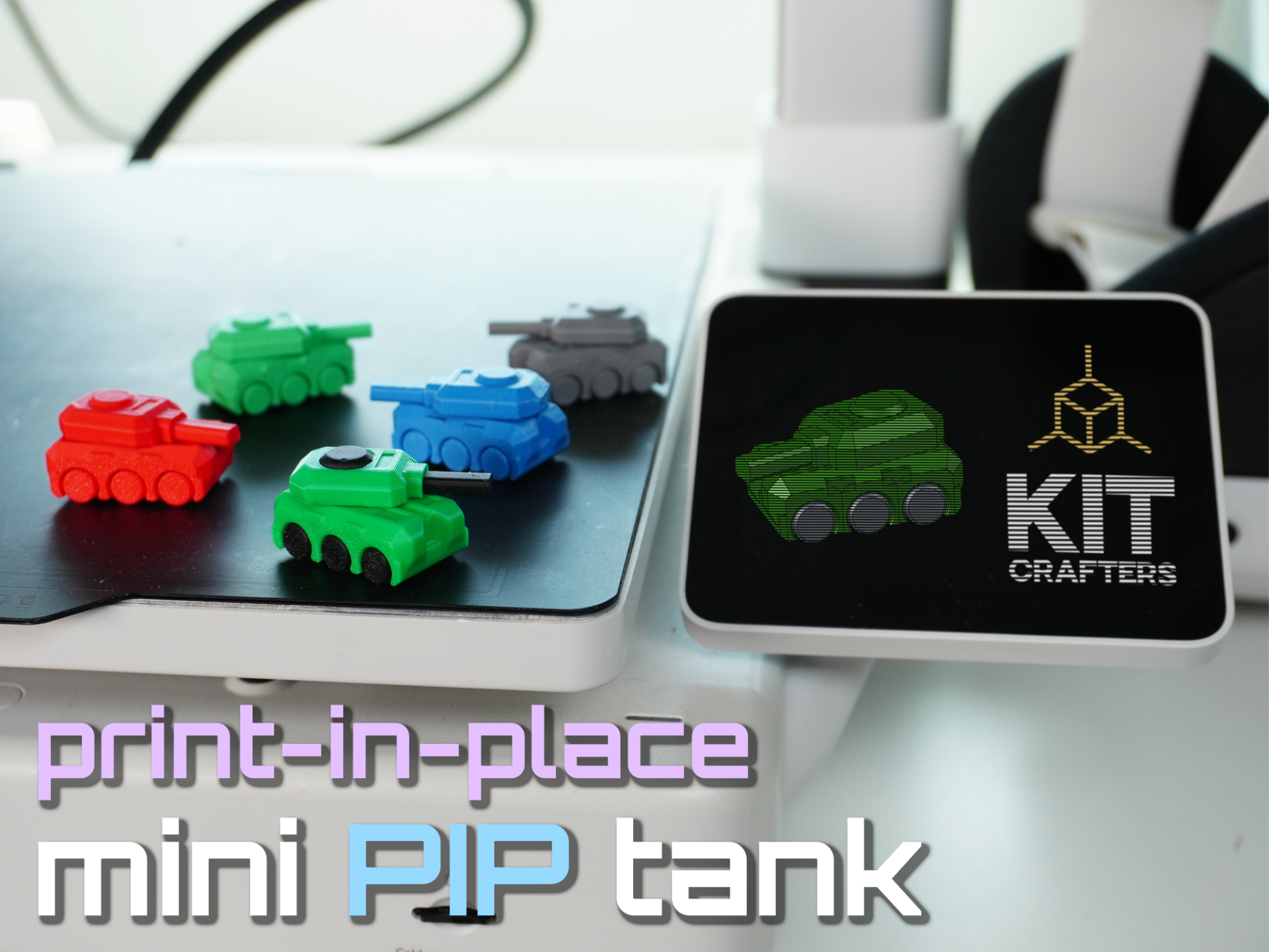 mini print-in-place tank