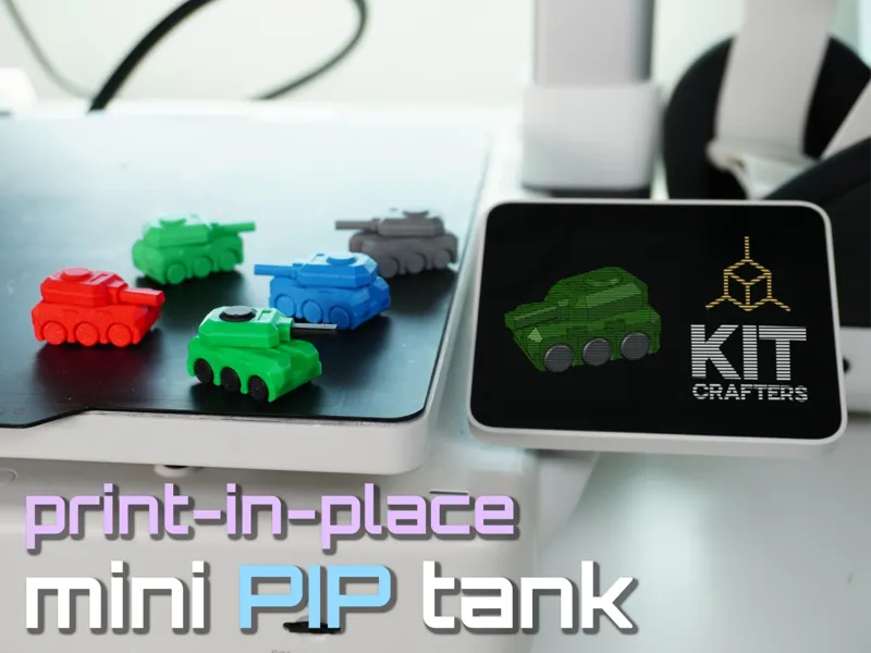 mini print-in-place tank