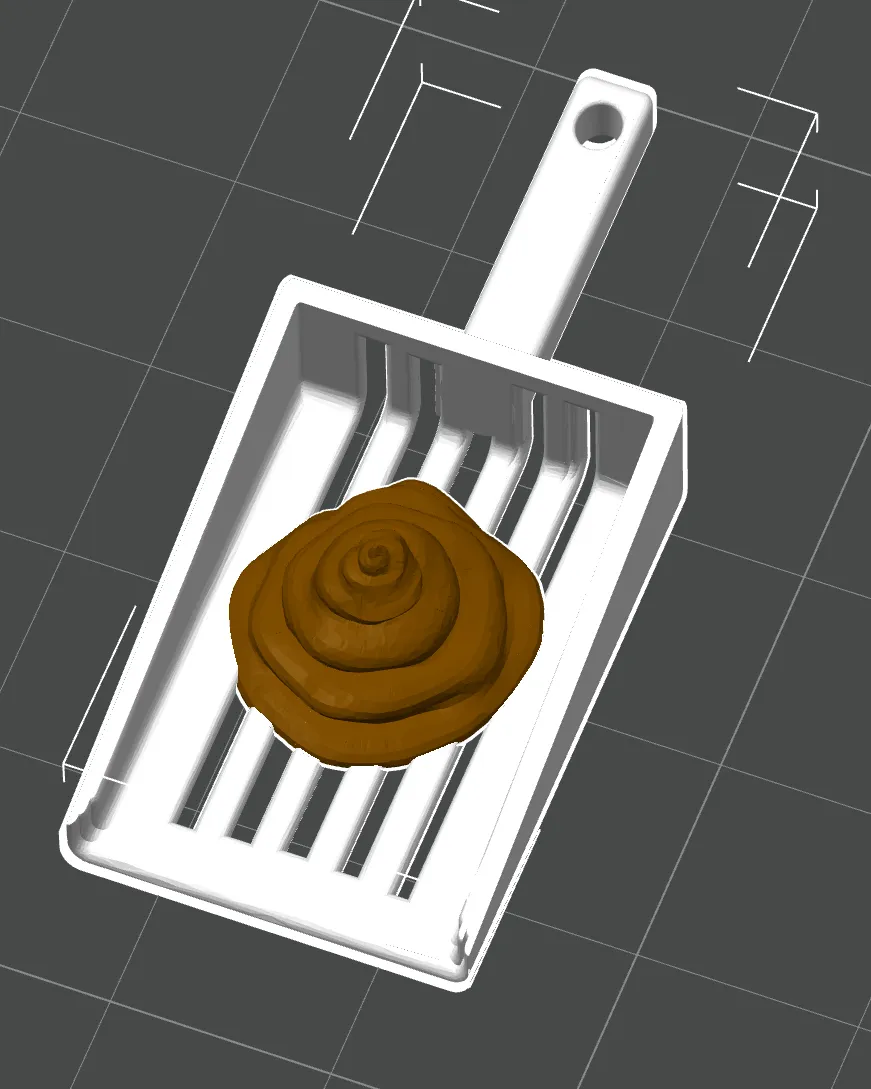 Poop Scoop Earring view 3