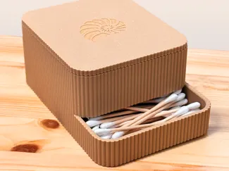 Cotton bud shell box