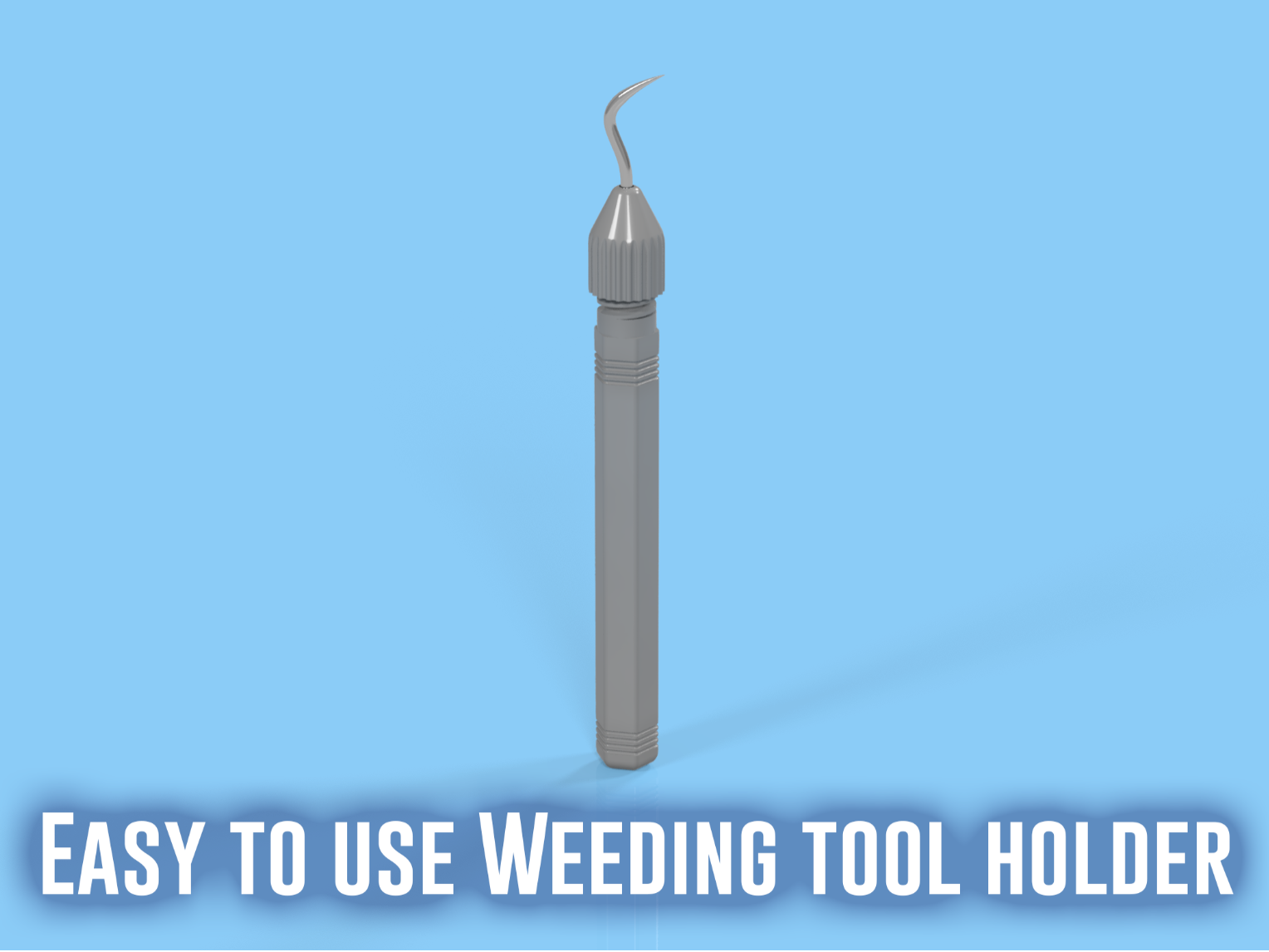 Weeding tool holder