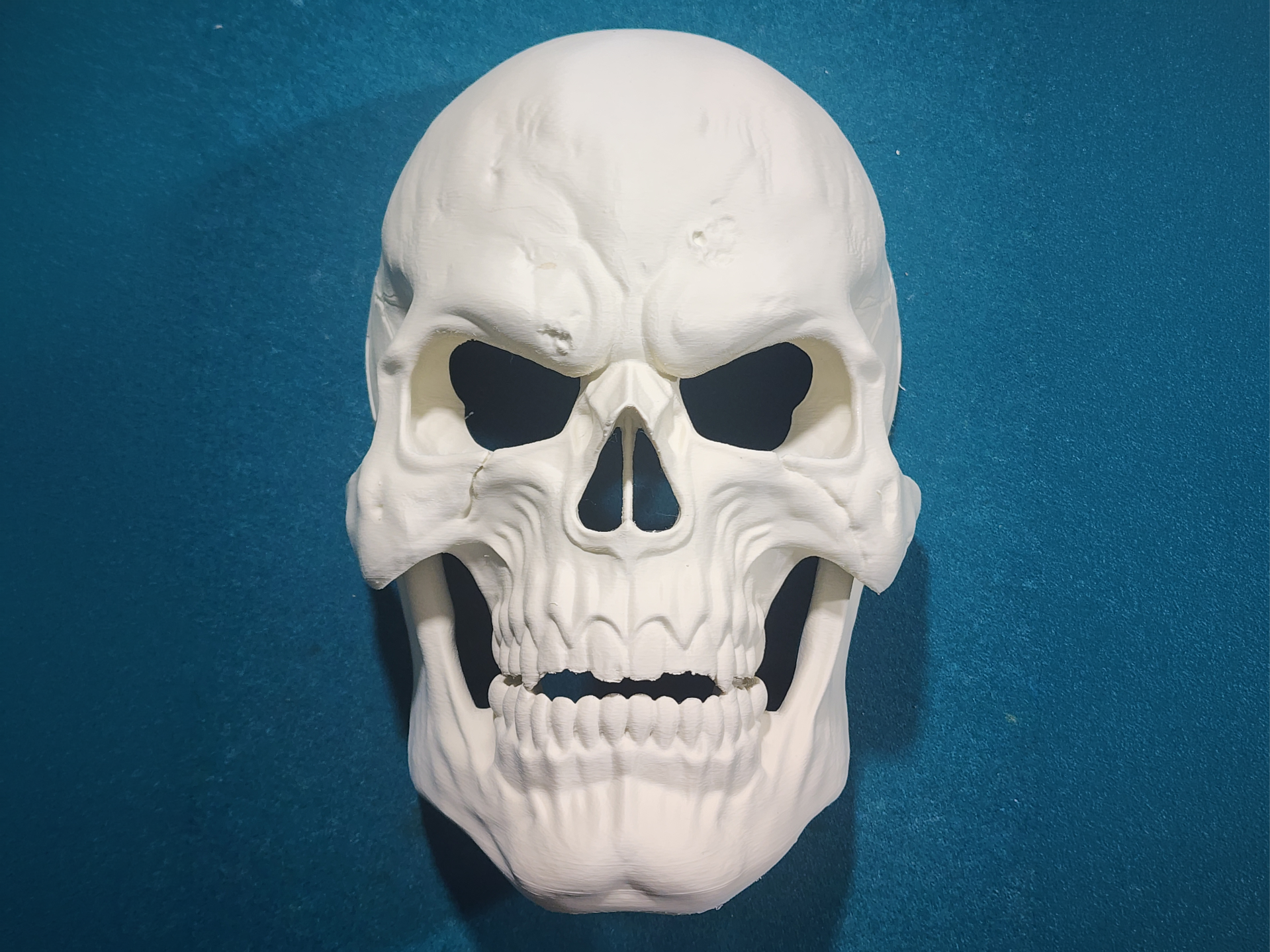 Skull Mask with Moving Jaw - 1