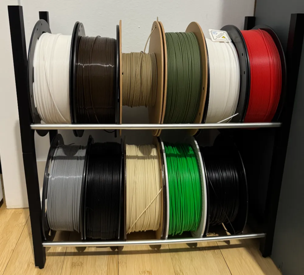 Simple Filiment Rack minimalist filament rack extendable by aymen.taarit - MakerWorld