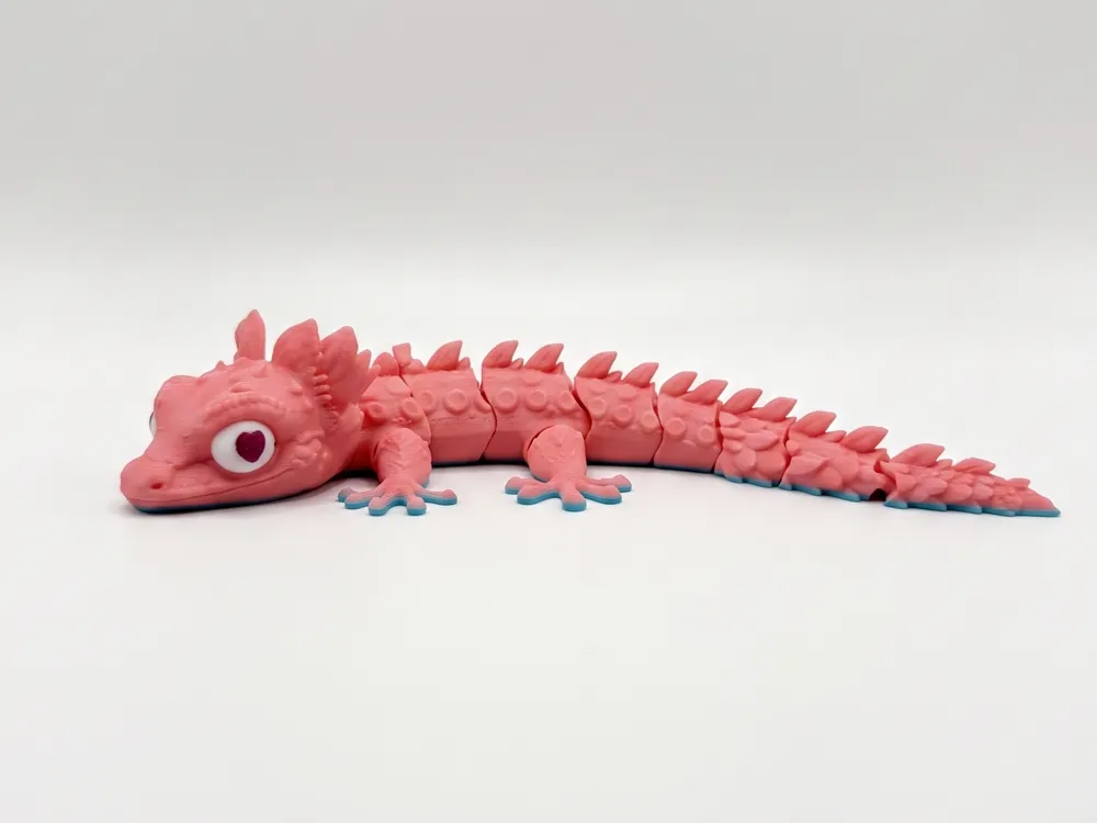 Articulated flexi lizard - Free 3D Print Model - MakerWorld