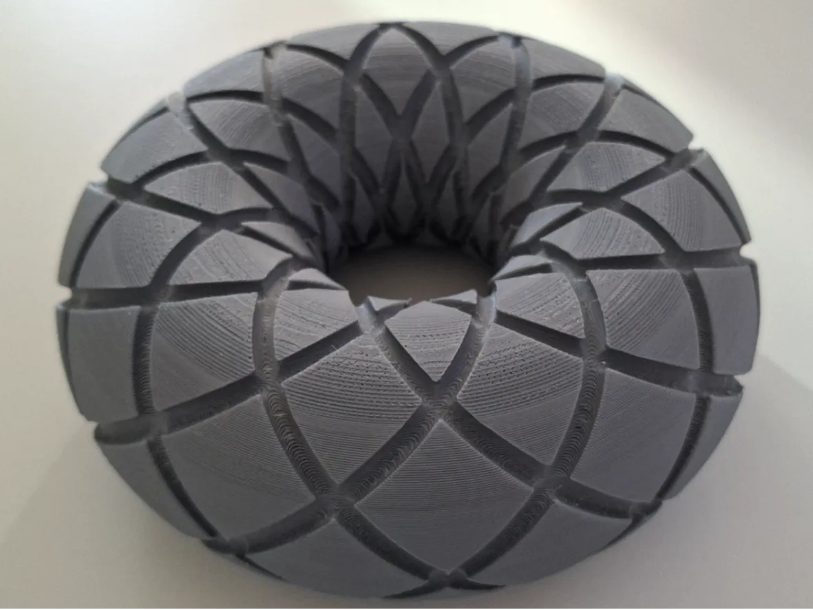 Torus Vortex Math Precision Rodin Coil Frame (Vortex Math Torus) - Free 3D Print Model ...
