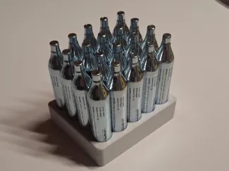 Airsoft CO2 cartridge holder for 12 g Stackable