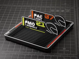 Universal Driver Plate Storage for 22 Drivers