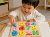 Colored Number Brick Single Plate Version