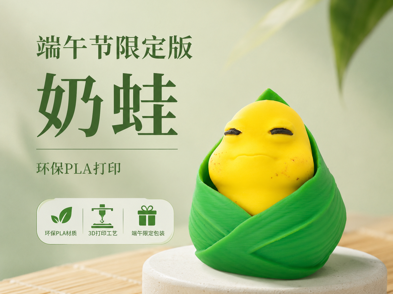 端午限定-奶蛙粽子点击器