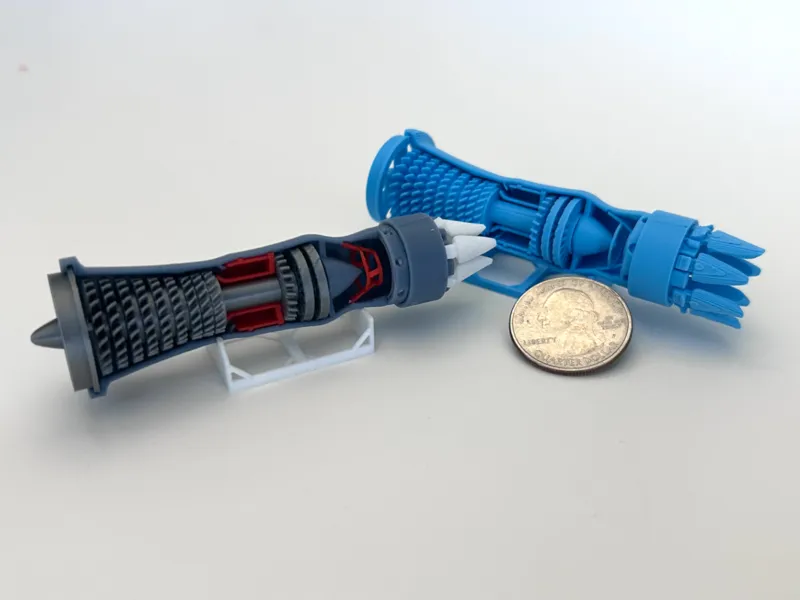 Mini Turbojet Engine | Adjustable Nozzle