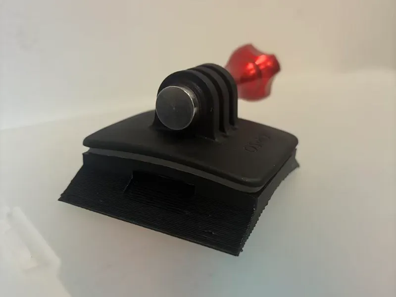 DPV mount for DJI Action curved adhesive base
