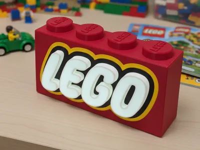 L-E-G-O Light Brick Lamp (NO AMS)