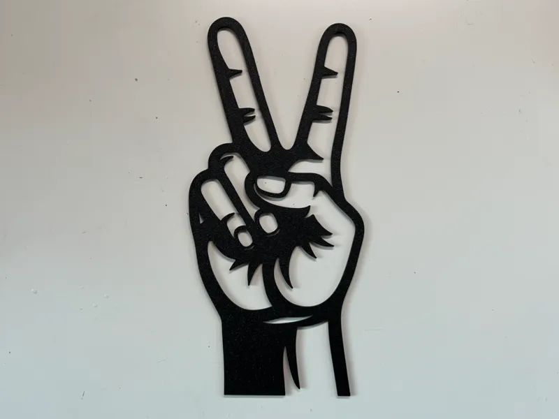 Hand - Peace - Wall Art