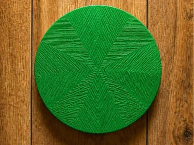 Cool And Simple Enlargening Star Patterned Coaster
