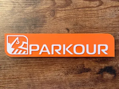 Orion Drift Parkour Standing Desk Sign