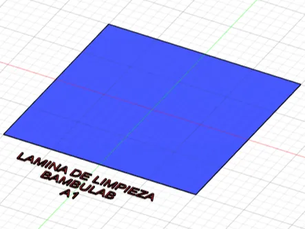 LAMINA DE LIMPIEZA PARA LA BAMBULAB A1