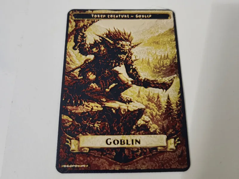 MTG tcg token deck inlay for enhanced gameplay