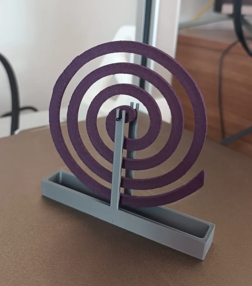 Support spirale anti-moustique moderne