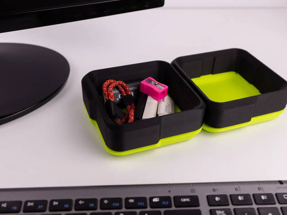 Container With Magnetic Base Modular Magnetic Box - Base Container - Free 3D Print Model - MakerWorld