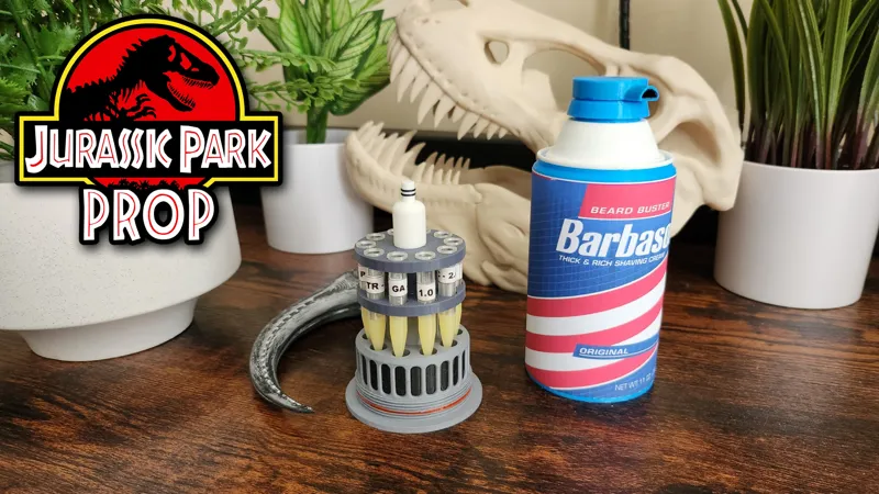 Jurassic Park Barbasol Can Prop
