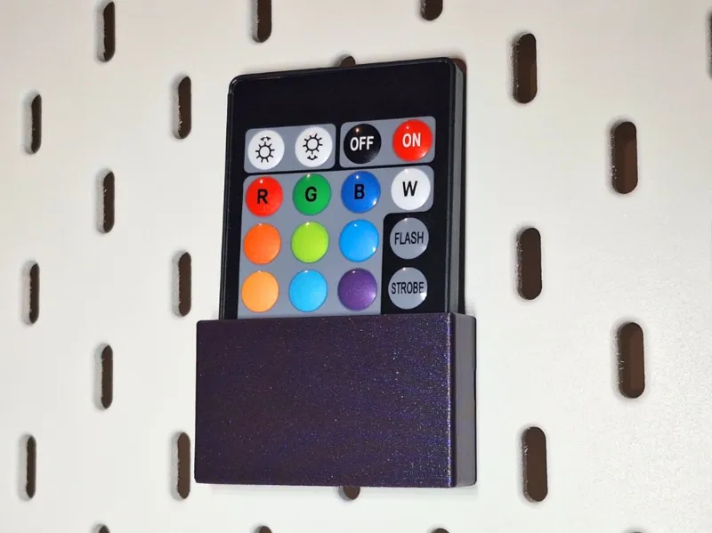 Skadis holder for RGB controller