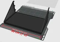 Estante de 30 cm de longitud