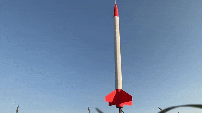 Modular Model Rocket For A/B/C motors