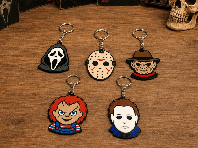 Classic Horror Character Keychains