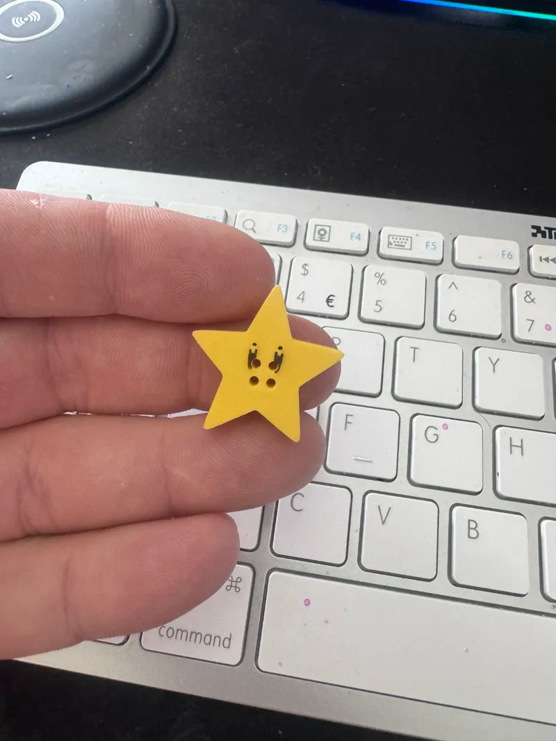 mario star button