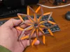 Hoberman mechanism - 2 color