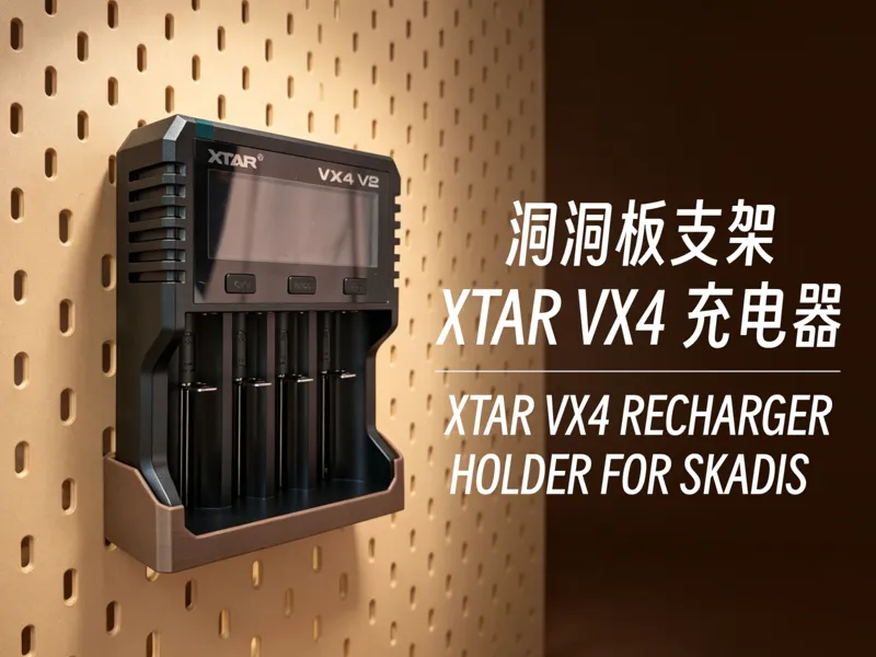 宜家SKADIS洞洞板支架｜XTAR VX4 充电器