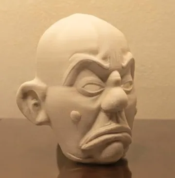Pieza para disfraz o exhibición: JOKER ROBBER MASK — vista de referencia 3