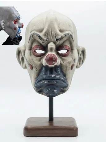 Pieza para disfraz o exhibición: JOKER ROBBER MASK — vista de referencia 2