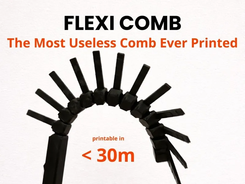 Flexi Comb – Fidget Antistress - Fast print
