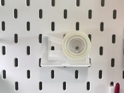 MuJi tape holder mount / ikea skadis pegboard