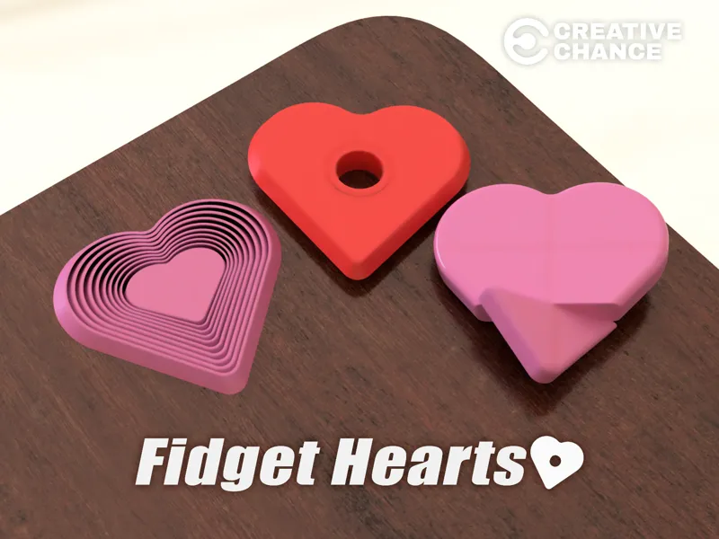 Fidget Hearts - Valentines Gift
