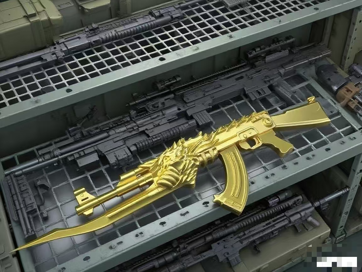 AK47 Fire Kirin/King's Heart 1:1 Classic Gun Model - Free 3D Print