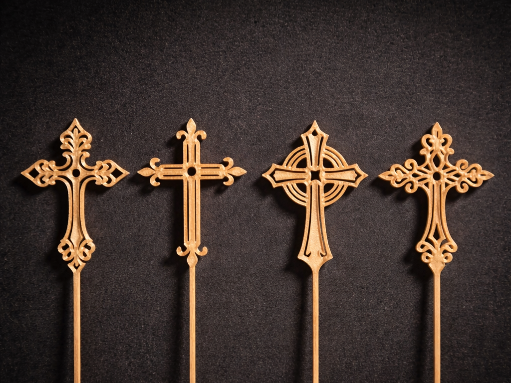 Elegant Cross Toppers – Communion
